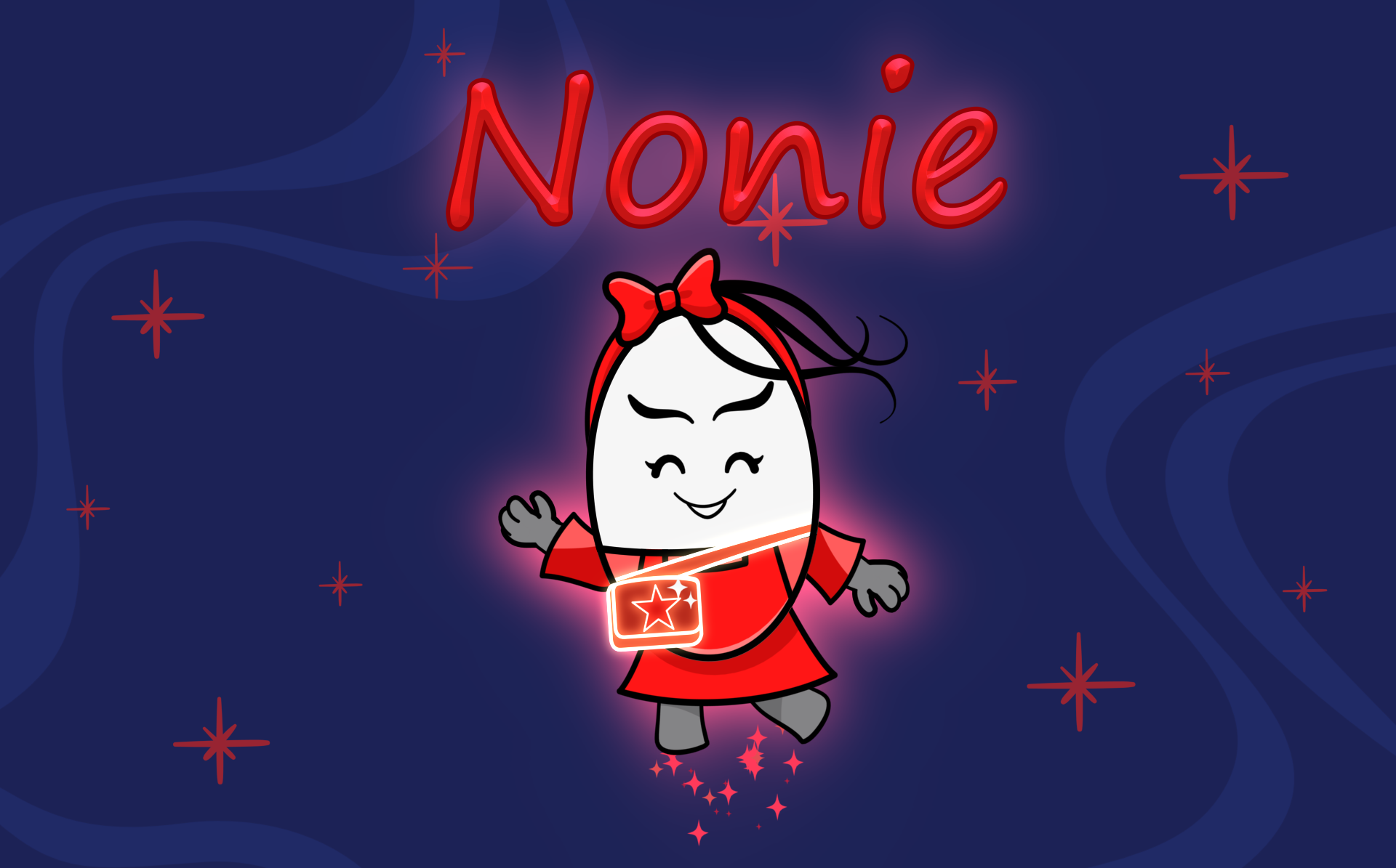 Load video: Video Introduction Meet Nonie, the bright and vibrant red Magic Toothy, loyal companion to Ariam, the Tooth Fairy Princess, promoting expert-approved kids&#39; dental care tips, healthy oral hygiene habits, and sparkling smiles for children, in the enchanting and educational world of Ariam and the Magic Toothies, the ultimate resource for parents and kids to learn about tooth fairy magic, oral health, and fun dental adventures.